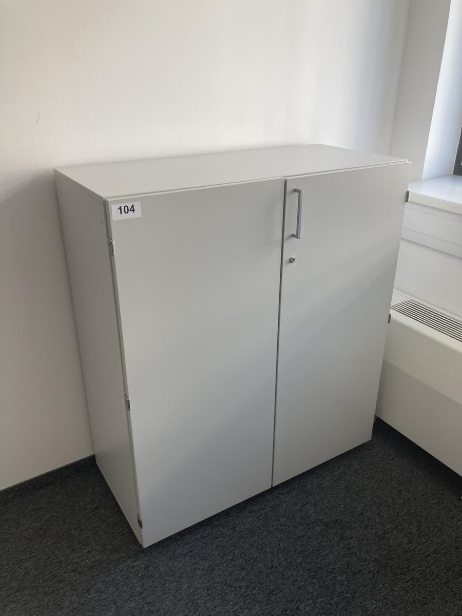 Aktenschrank, 3 Ordnerhöhen, Maße: ca.100 x 45 x 113 cm